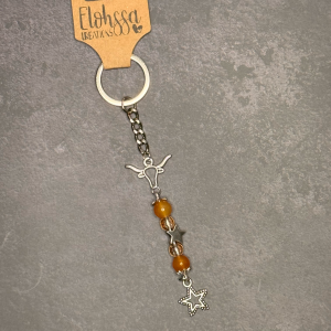 Texas Longhorns Keychain