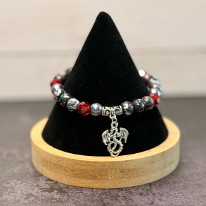 Black Dragon Bead Bracelet